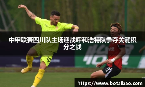 中甲联赛四川队主场迎战呼和浩特队争夺关键积分之战